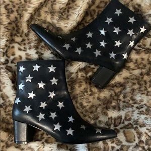 Modern Vice Archive black & silver leather boots